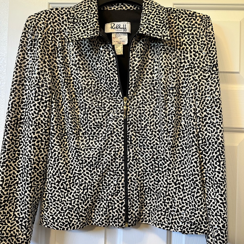 Ribkoff leopard print blazer